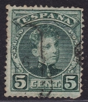 Stamps : Europe : Spain :  Alfonso XIII. Tipo Cadete