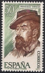 Stamps Spain -  2401  Personajes. Francisco Tárrega.