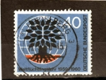 Stamps Germany -  R.F.A. año del refugiado