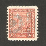 Stamps Czechoslovakia -  escudo de armas