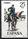 Sellos de Europa - Espa�a -  2427 Uniformes. Oficial de Sanidad Militar, 1895.