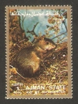 Stamps United Arab Emirates -  ajman, fauna