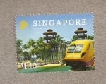 Sellos del Mundo : Asia : Singapore : Sentosa, parque recreativo Singapur