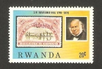 Stamps Rwanda -  sir rowland hill