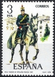 Sellos de Europa - Espaa -  2453 Uniformes. Teniente de Artillería rodada, 1912.