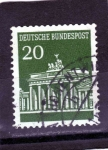 Stamps Germany -  R.F.A. puerta de Berlin