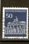 Stamps Germany -  R.F.A. puerta de Berlin