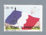 Stamps So Tom and Prncipe -  Bicentenario de la Revolución Francesa 1789-1989