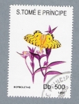 Stamps So Tom and Prncipe -  Borboletas