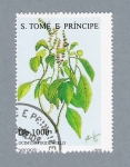 Stamps S�o Tom� and Pr�ncipe -  Ocimun Viride Willd