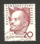 Sellos de Europa - Alemania -  476 - 90 anivº del nacimiento de Lenin