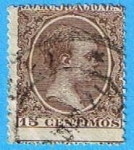 Stamps Spain -  Alfonso XIII