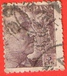 Stamps Spain -  General Franco