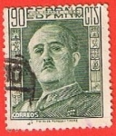 Stamps Spain -  General Franco