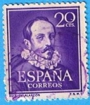 Stamps Spain -  Ruiz de Alarcon