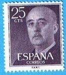 Stamps Spain -  General franco