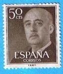 Stamps Spain -  General franco