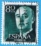 Stamps Spain -  General Franco