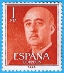 Stamps Spain -  General Franco