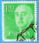 Stamps Spain -  General Franco