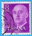 Stamps Spain -  General Franco