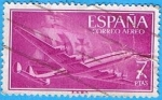 Stamps Spain -  Supercontelacion y nao Santa Maria