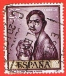 Stamps Spain -  La niña d´ la jarra