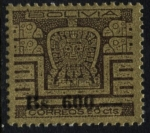 Stamps Bolivia -  Puerta del Sol de Tiahuanacu - Sobrecargados