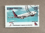 Stamps Cuba -  75 Aniv. Cubana de Aviación