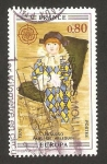 Stamps France -  Europa Cept, Paul de arlequín, Picasso