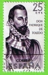 Stamps Spain -  Don Fadrique d´ Toledo