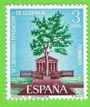 Stamps Spain -  Arbol d´ gernica y templete