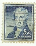 Sellos de America - Estados Unidos -  James Monroe 1954 5¢