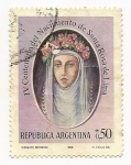 Sellos de America - Argentina -  IV Centenario del Nacimiento de Santa Rosa de Lima