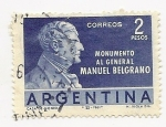 Sellos de America - Argentina -  Monumento al Gral. Manuel Belgrano