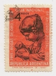 Stamps Argentina -  Bodas de Oro de la Caja Nacional de Ahoro Postal