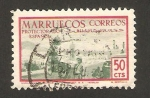 Stamps Morocco -  Marruecos protectorado español - 350 - moras en las azoteas