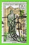 Stamps Spain -  Bilenario de la fundacion de Caceres (Arco de cristo)