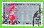 Stamps Spain -  VI  Congreso Europeo de Bioquimica