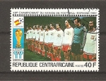 Stamps Central African Republic -  Mundial España 82.