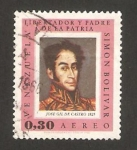 Stamps Venezuela -  simón bolívar