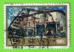 Stamps Spain -  Casas de Botero en Lerma