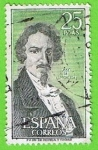 Stamps Spain -  Jose de Espronceda