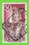 Stamps Spain -  Conde fernan Gonzalez