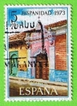 Stamps Spain -  Hispanida Nicaragua (Casa Colonial)