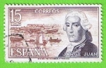 Stamps Spain -  Jorge Juan