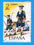 Stamps Spain -  Oficial de Artilleria