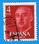 Stamps Spain -  General Franco