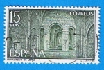 Stamps Spain -  Monasterio de Leyre