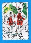 Stamps Spain -  Fusilero del regimiento de Vitoria